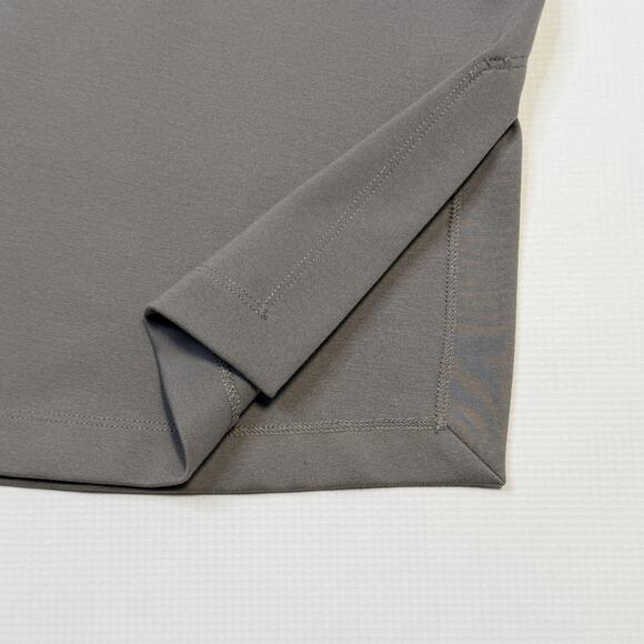 Eileen Fisher Cardigan Womens Medium Gray Open Front Long Jacket Tencel Blend - Picture 9 of 9